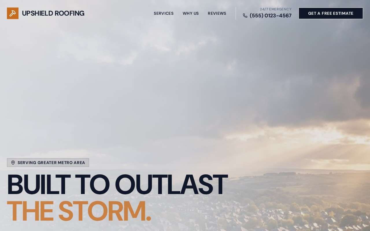 Roofing Website – Concept 3 preview